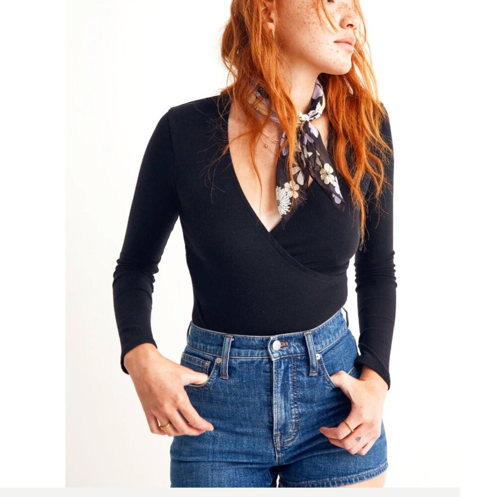 MADEWELL Wrap Bodysuit